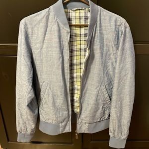 Uniqlo men’s size xs zip up jacket. Blue. Shell 100 percent cotton.